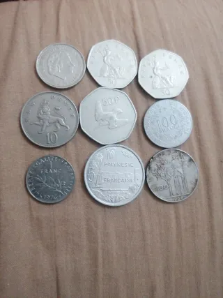 Colección de monedas antiguas