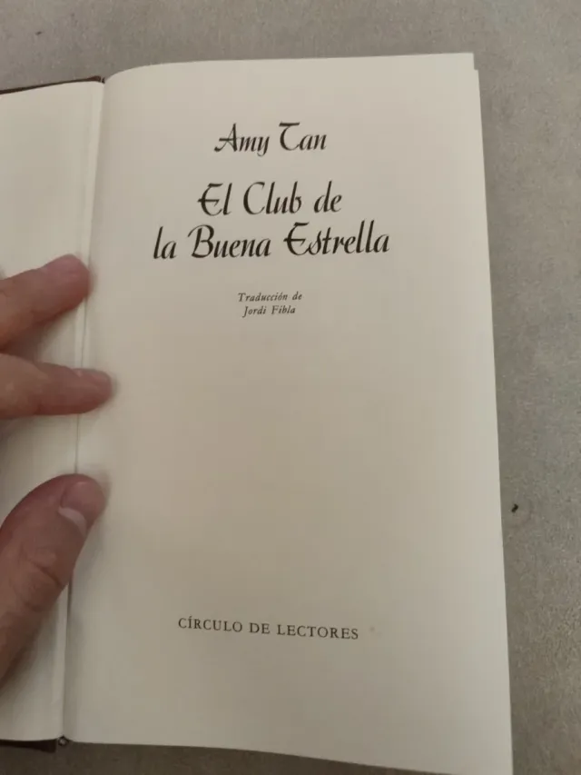 Libro El Club de la Buena Estrella