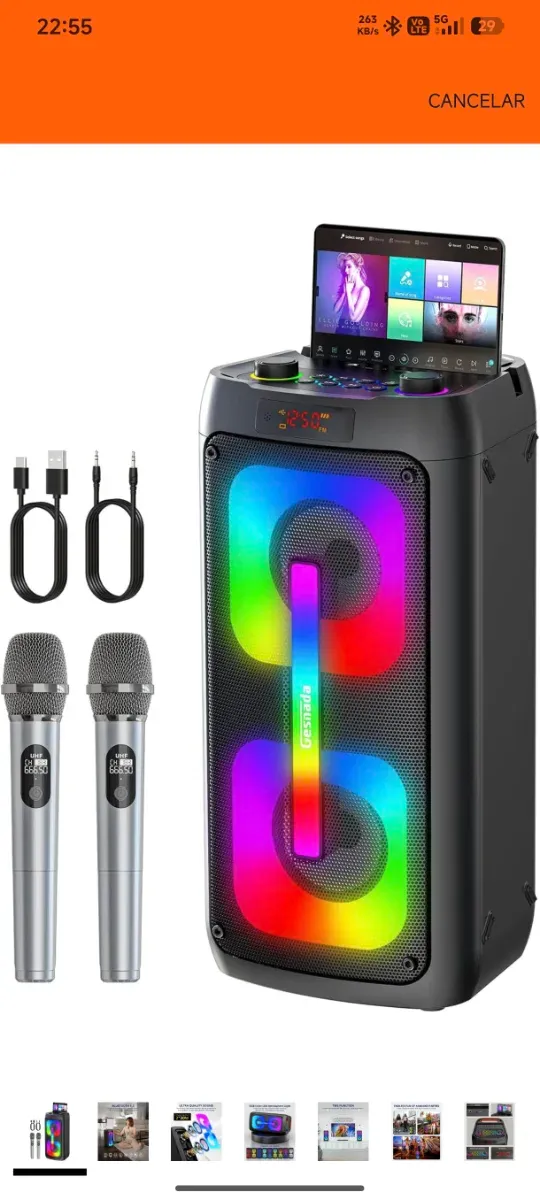 Altavoz Karaoke Gesnada Bluetooth Precintado