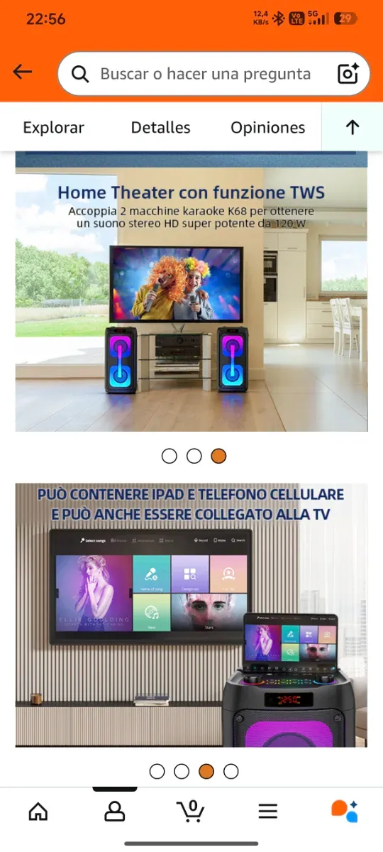 Altavoz Karaoke Gesnada Bluetooth Precintado