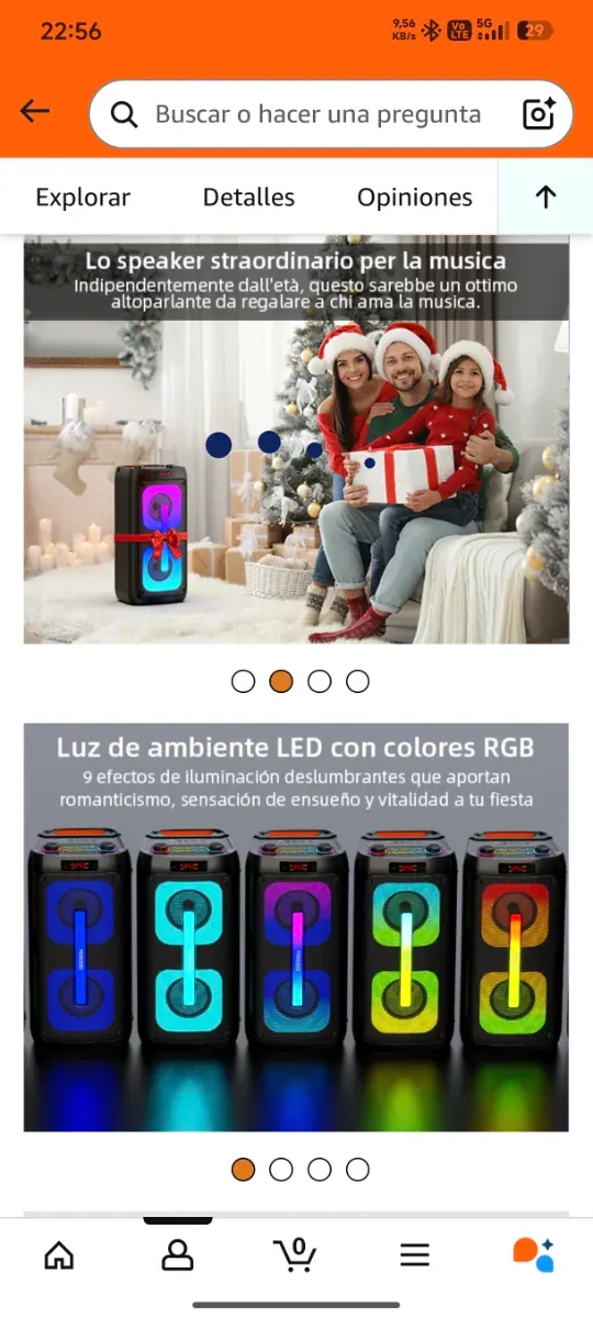 Altavoz Karaoke Gesnada Bluetooth Precintado