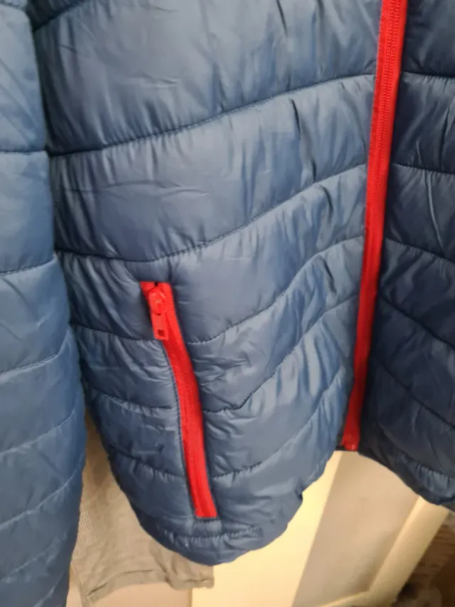 Jaqueta Azul Inextenso Tamanho L + Calça Cinza M