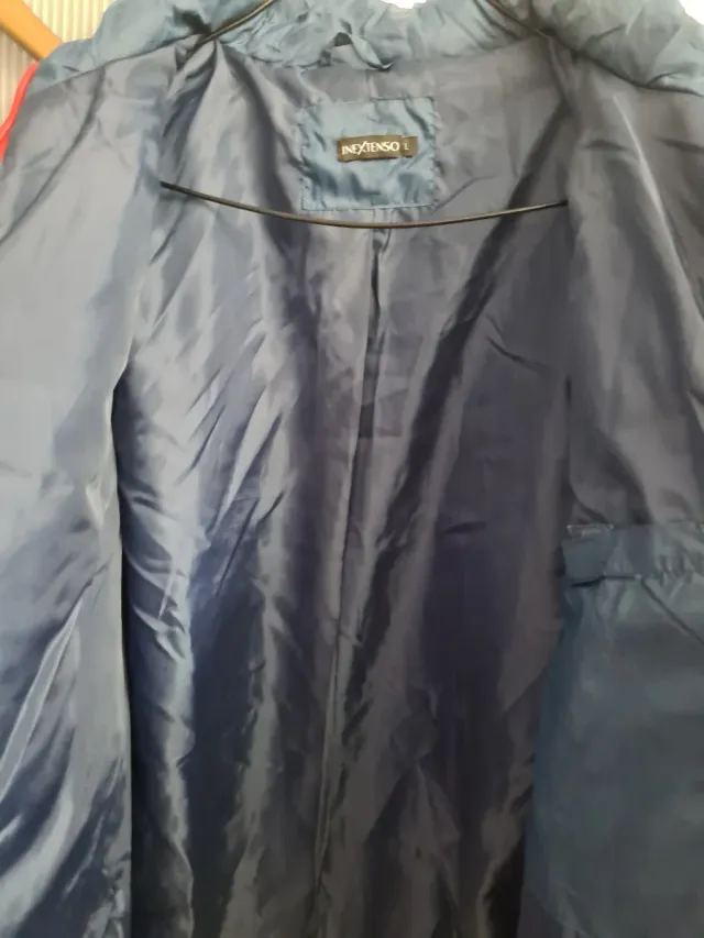 Jaqueta Azul Inextenso Tamanho L + Calça Cinza M