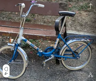 Bicicleta BH Plegable Azul