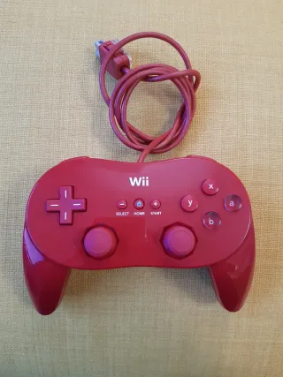 Mando Clásico PRO Wii Rojo