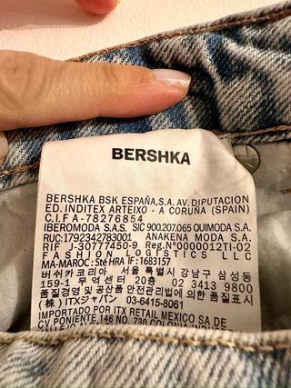 Falda vaquera Bershka mujer