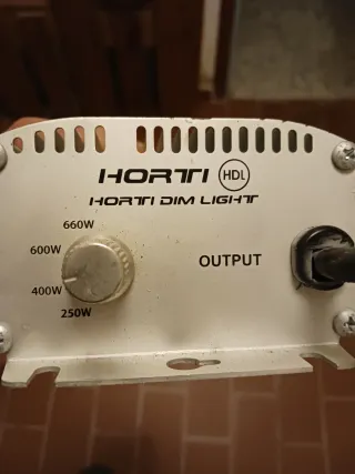 Balastro 600W HPS & MH Marca HORTI
