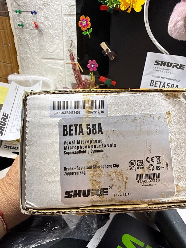 Micrófono Shure Beta 58A