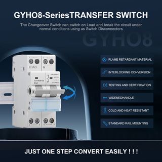 Interruptor de transferencia Manual 40A - 2P + 2P