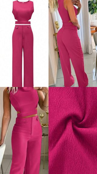 Conjunto mujer rosa