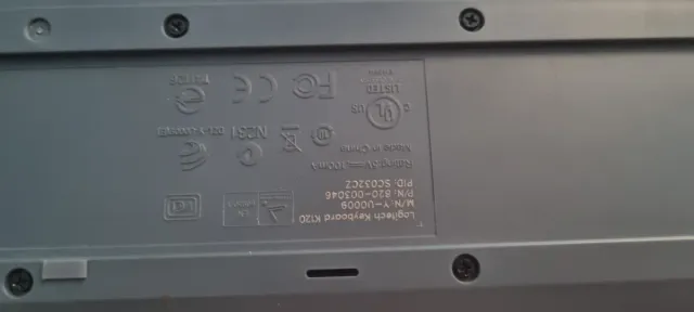 Teclado Logitech K120 Preto USB