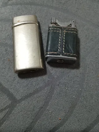 Lote 2 mechero plata y negro Dakota