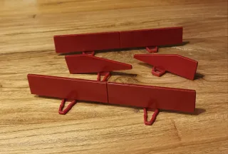 Envío Vallas pitbox y pitland scalextric advance