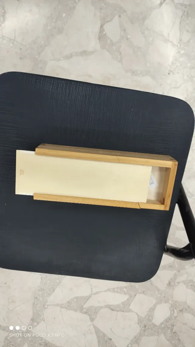 Estuche de madera doble