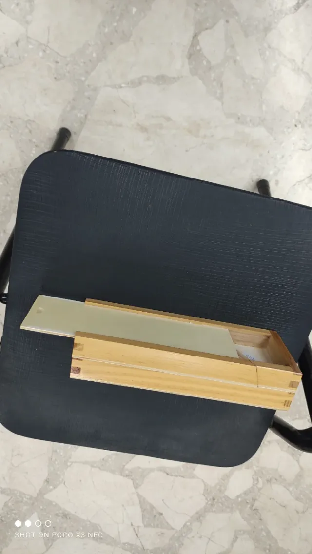 Estuche de madera doble