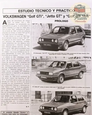 MANUAL DE TALLER VOLKSWAGEN GOLF MK2