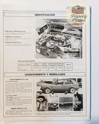MANUAL DE TALLER VOLKSWAGEN GOLF MK2