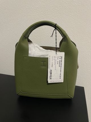 Borsa Furla verde oliva nuova con cartellino