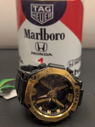 Reloj Smael Negro y Dorado