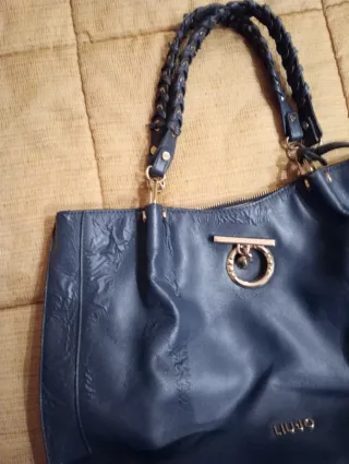 Borsa Liu Jo blu e oro