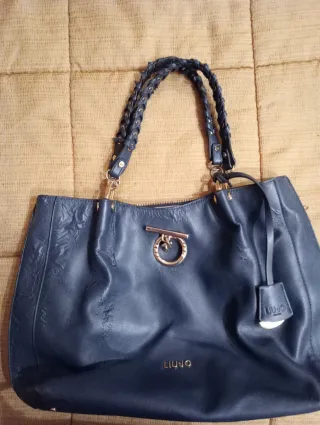 Borsa Liu Jo blu e oro