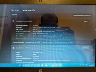Portátil HP 15.6 8GB RAM 256GB SSD