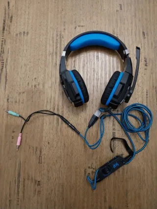 Cuffie Gaming Kotion Each Blu Nere