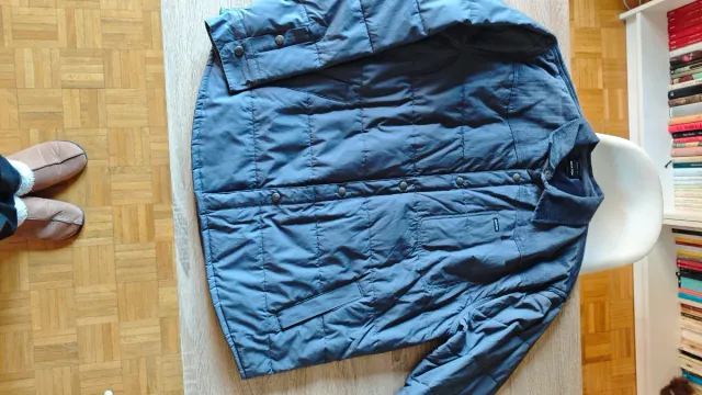 Chaqueta Brixton acolchada azul grisáceo