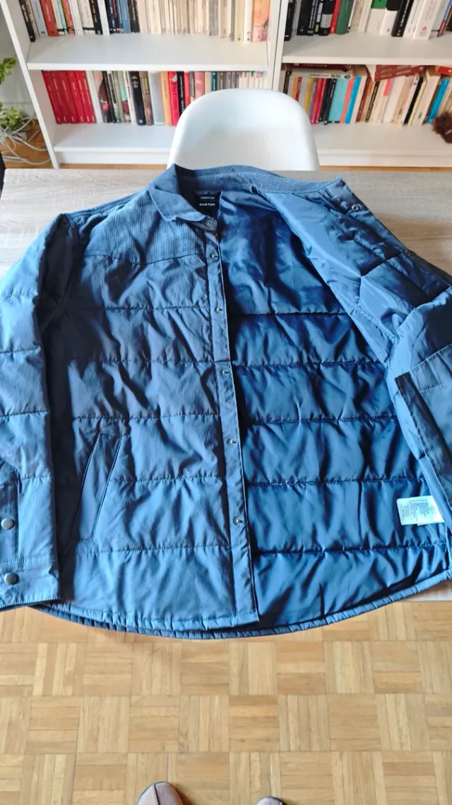 Chaqueta Brixton acolchada azul grisáceo