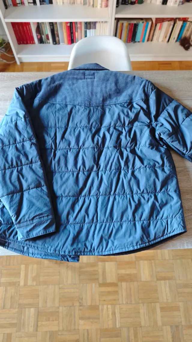 Chaqueta Brixton acolchada azul grisáceo