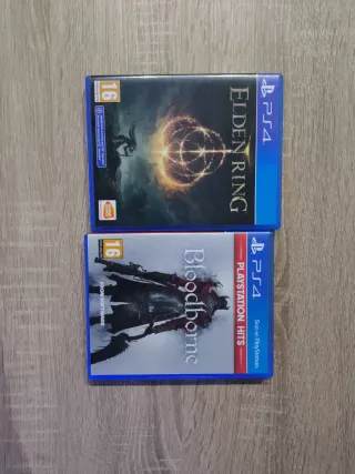 Elden Ring y Bloodborne PS4