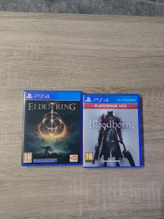 Elden Ring y Bloodborne PS4