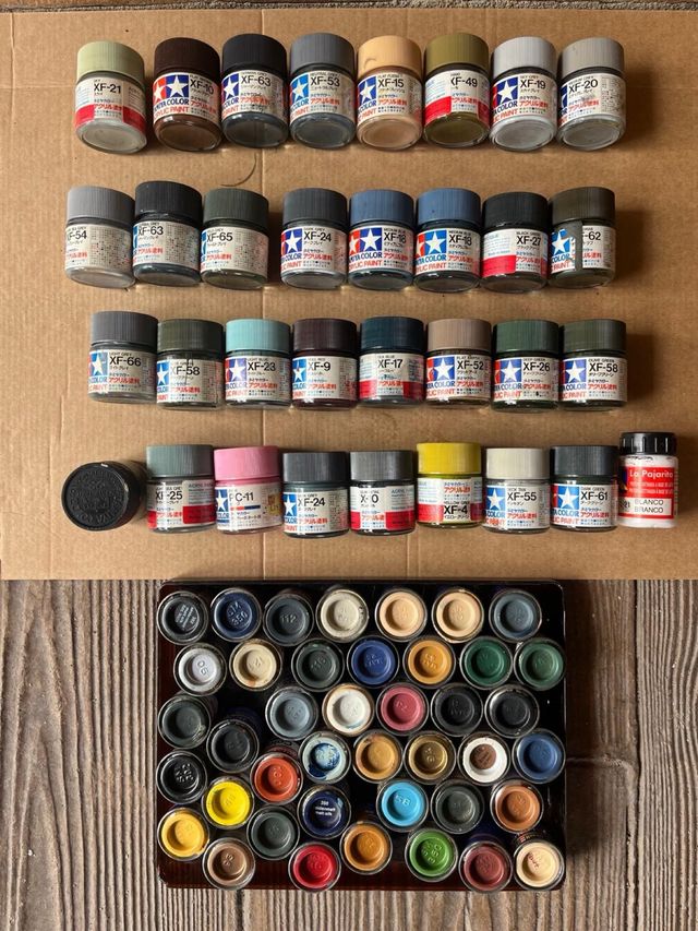 Lote Pinturas Tamiya XF