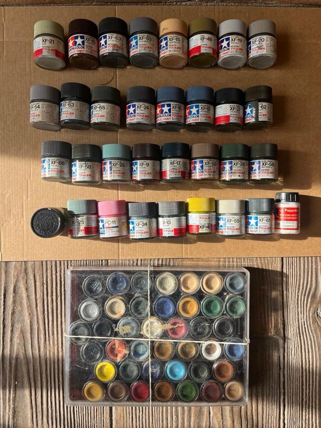 Lote Pinturas Tamiya XF