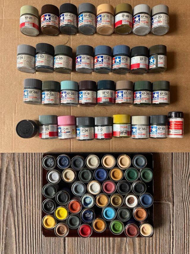 Lote Pinturas Tamiya XF