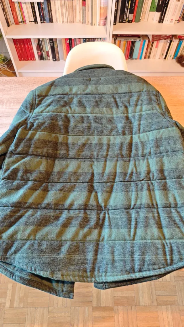 Chaqueta acolchada Brixton verde XL