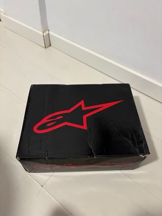 Botas Alpinestars Negras y Rojas N^43