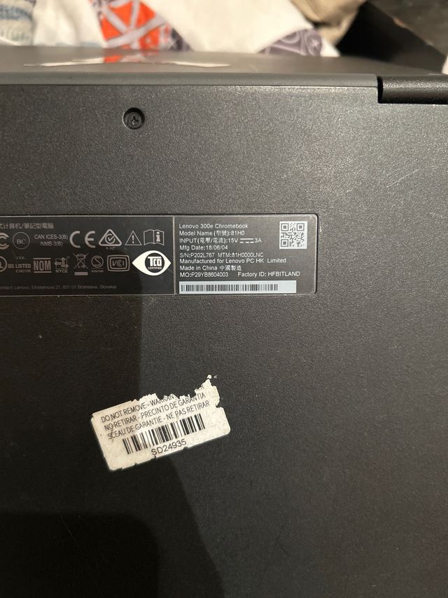 Chromebook Lenovo 300e 81H0