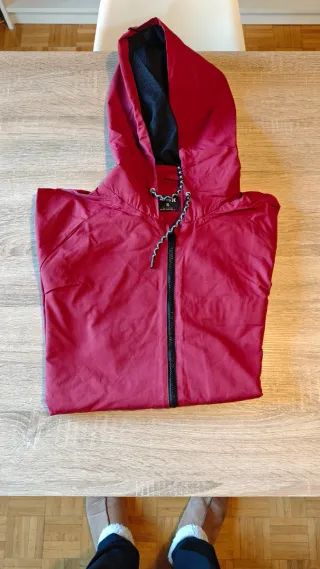 Chaqueta Cortavientos Bomber Hurley Burdeos XL