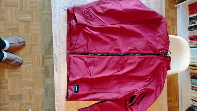 Chaqueta Cortavientos Bomber Hurley Burdeos XL