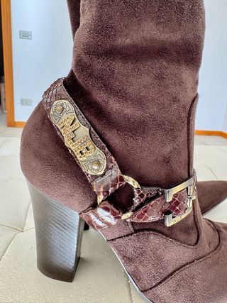 Stivali Norma J Baker marroni donna