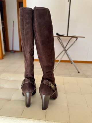 Stivali Norma J Baker marroni donna