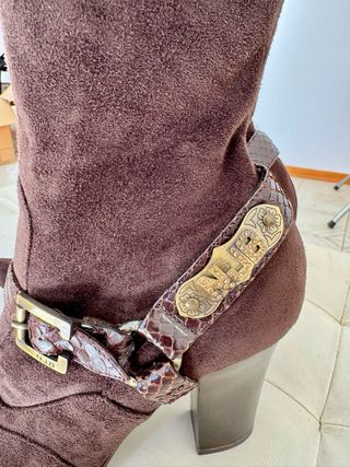 Stivali Norma J Baker marroni donna