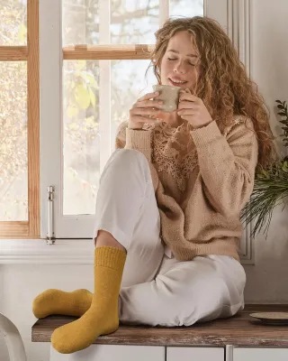 Pack 5 Calcetines Térmicos Mujer Algodón