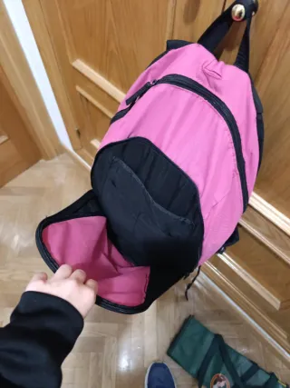 Mochila Puma Rosa y Negra
