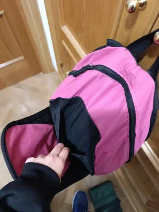 Mochila Puma Rosa y Negra