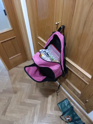 Mochila Puma Rosa y Negra