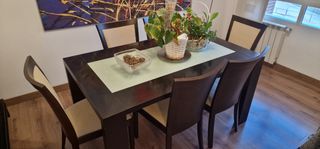 Mesa de comedor extensible