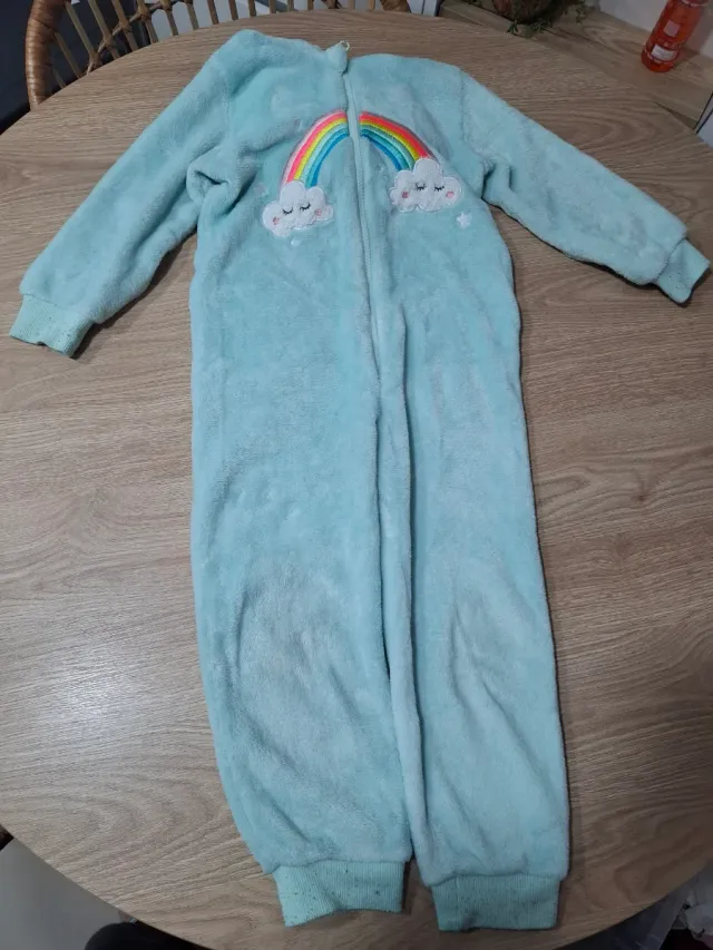Pijama Enterizo Niña 5-6 Años Arcoíris