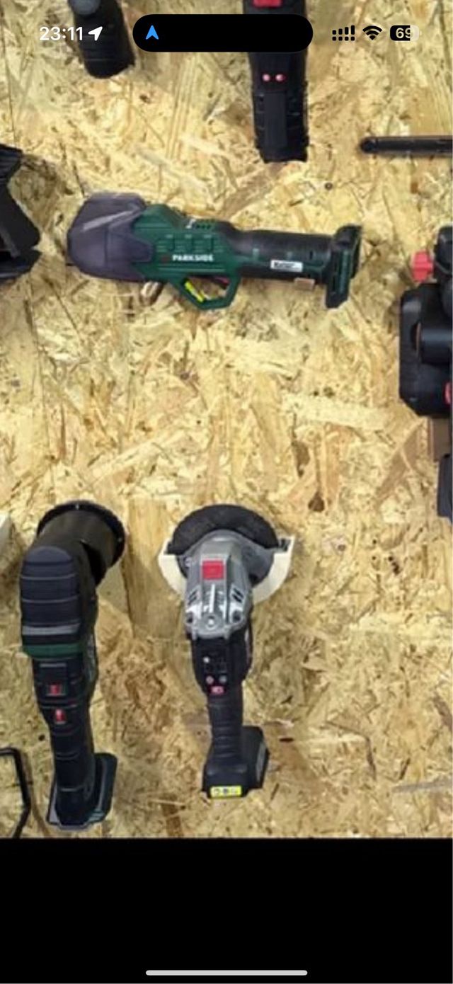 Soportes Pared Parkside. De Taladro y de Radial